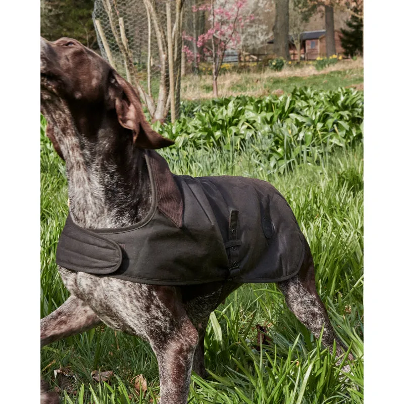 Barbour Wax Dog Coat - Olive