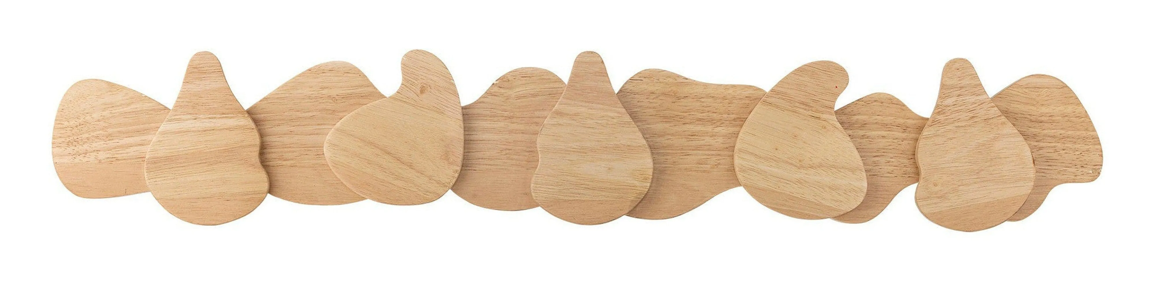 Bloomingville Ross Coat Rack, Nature, Rubberwood