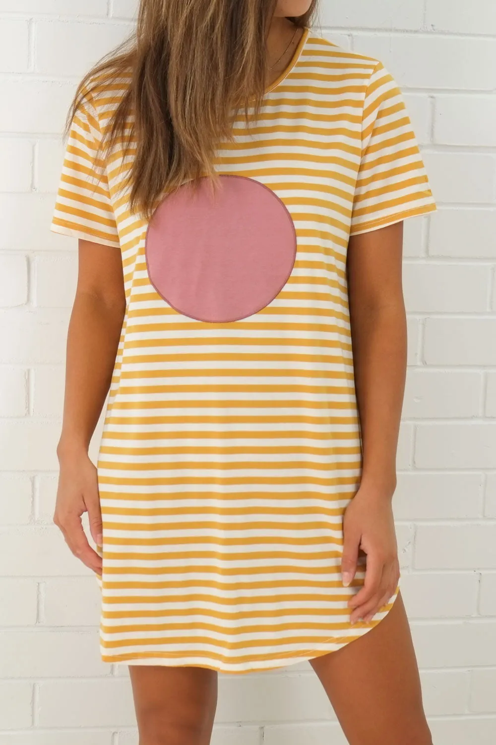 Chey Stripe Tee Dress