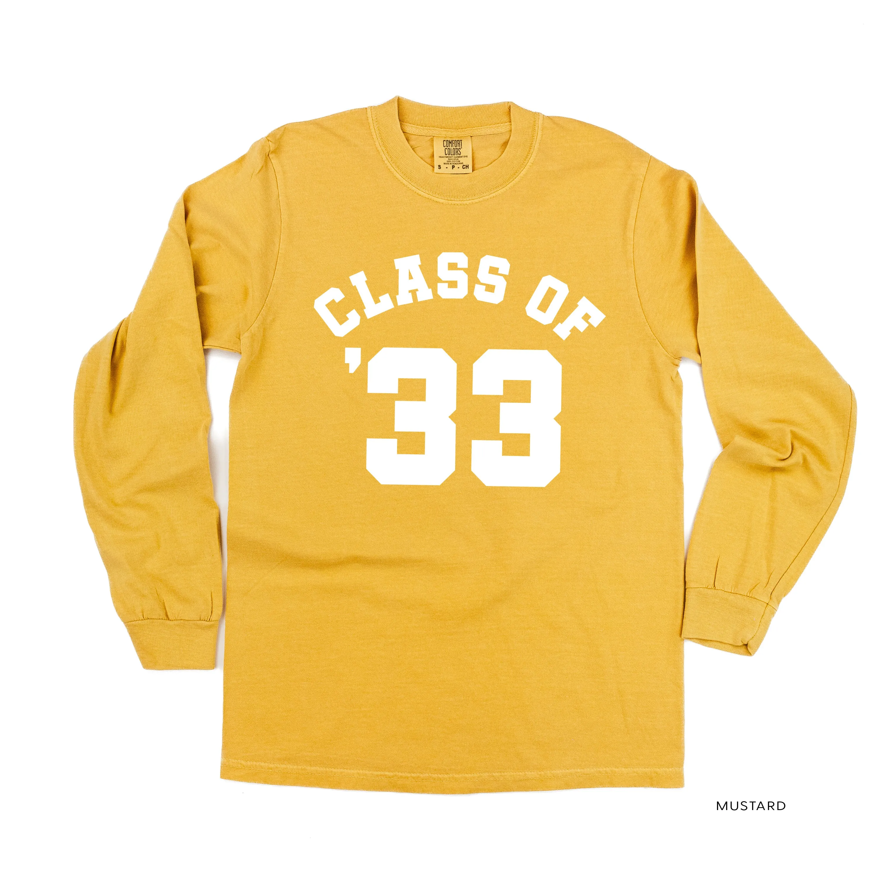 CLASS OF '33 - LONG SLEEVE COMFORT COLORS TEE