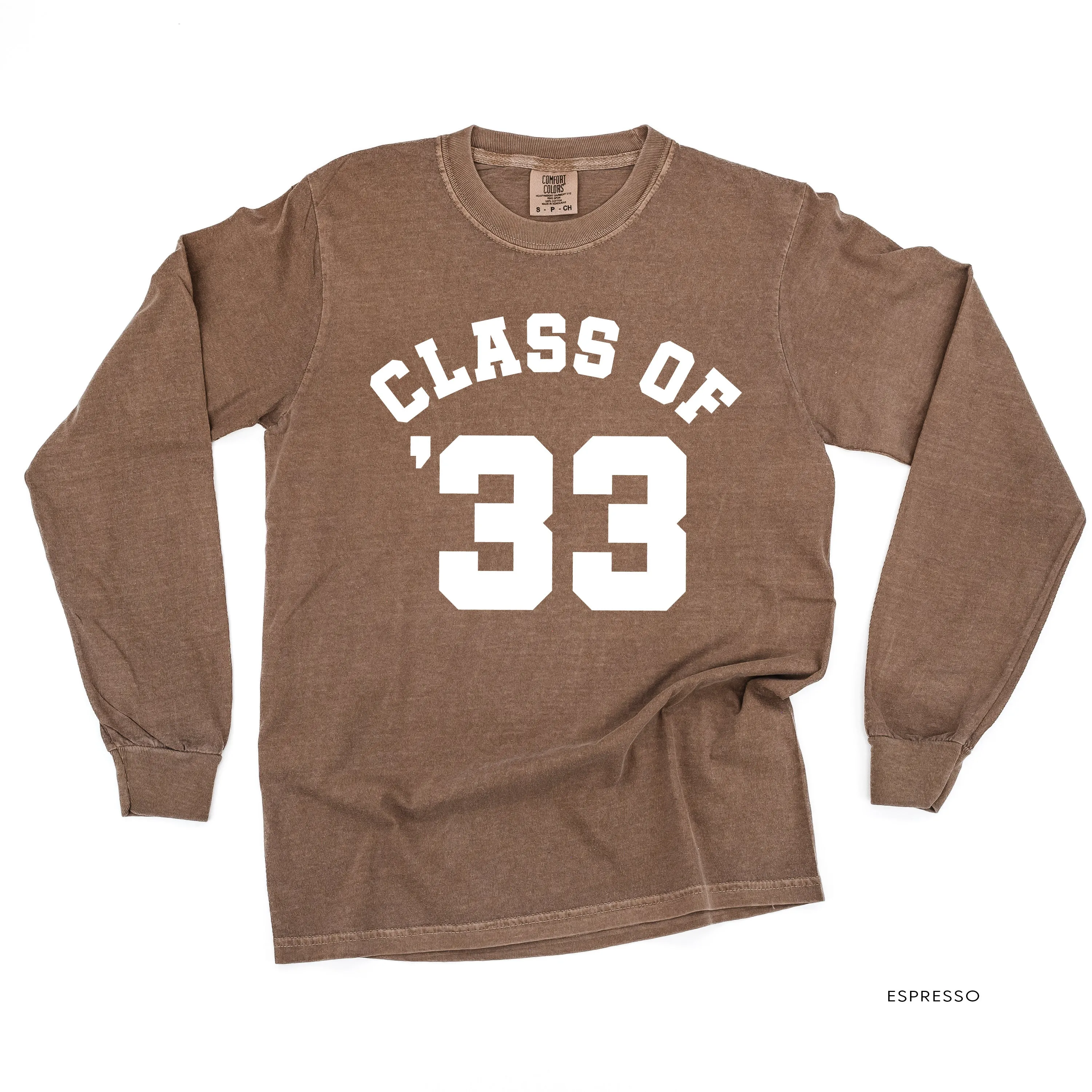 CLASS OF '33 - LONG SLEEVE COMFORT COLORS TEE