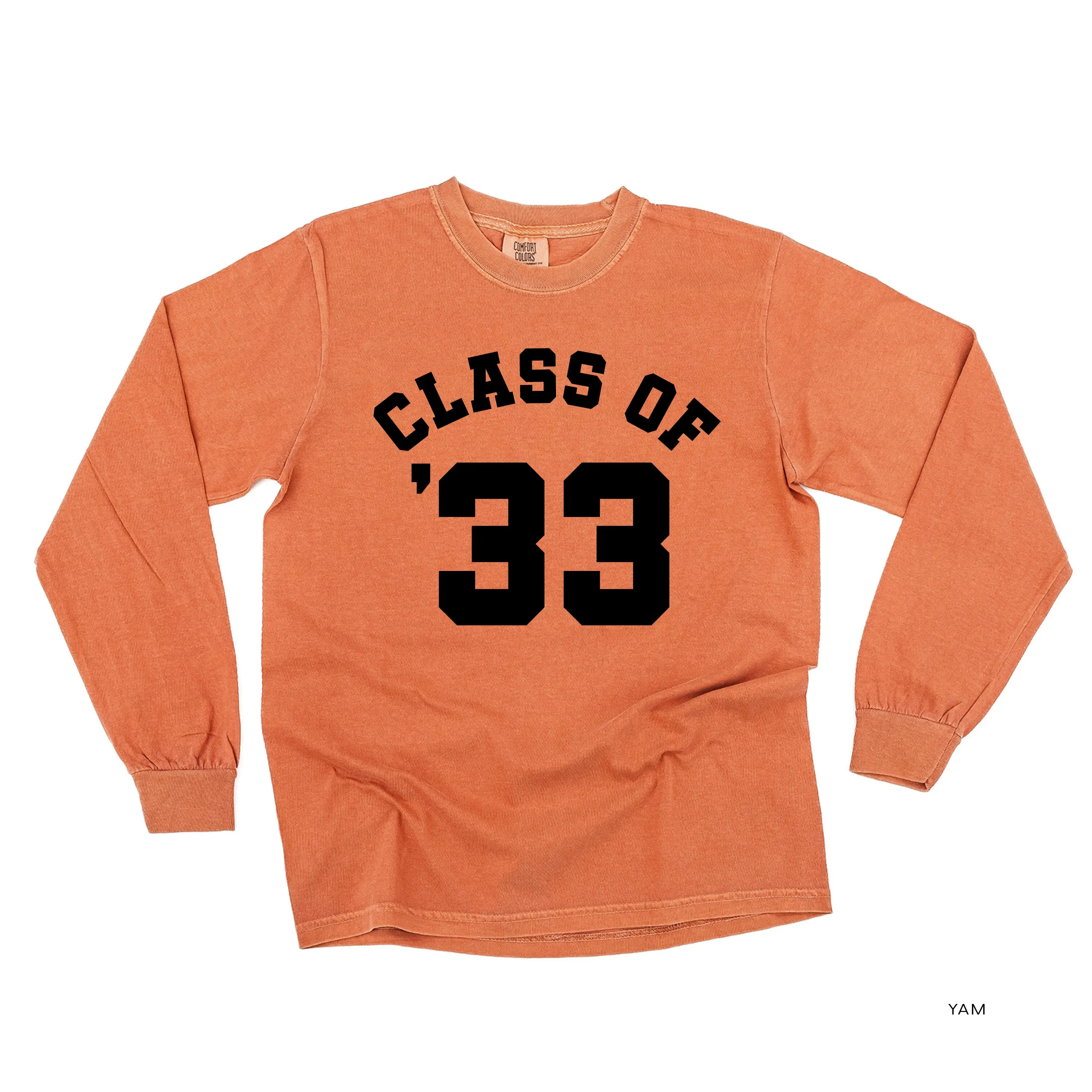 CLASS OF '33 - LONG SLEEVE COMFORT COLORS TEE