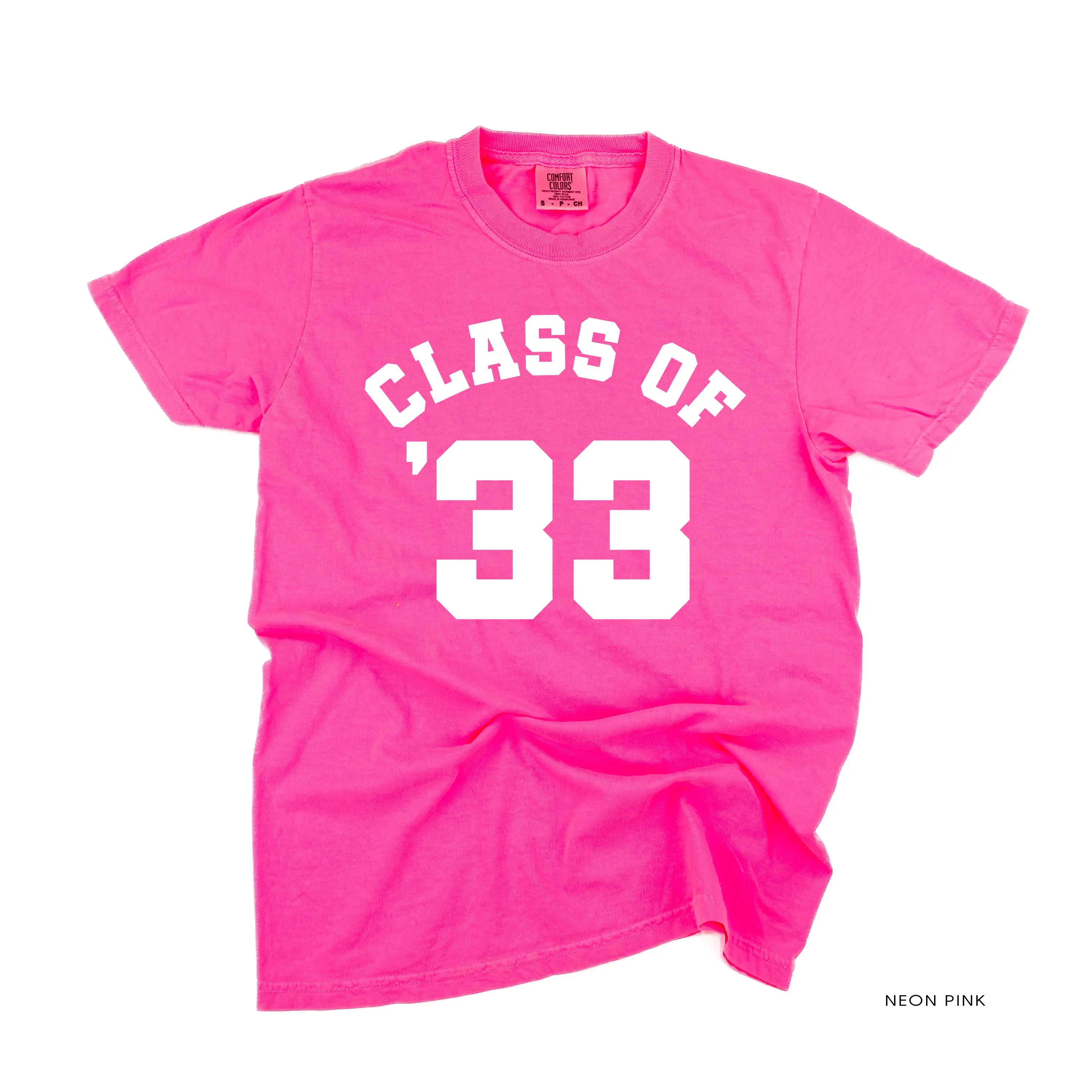 CLASS OF '33 - SHORT SLEEVE COMFORT COLORS TEE