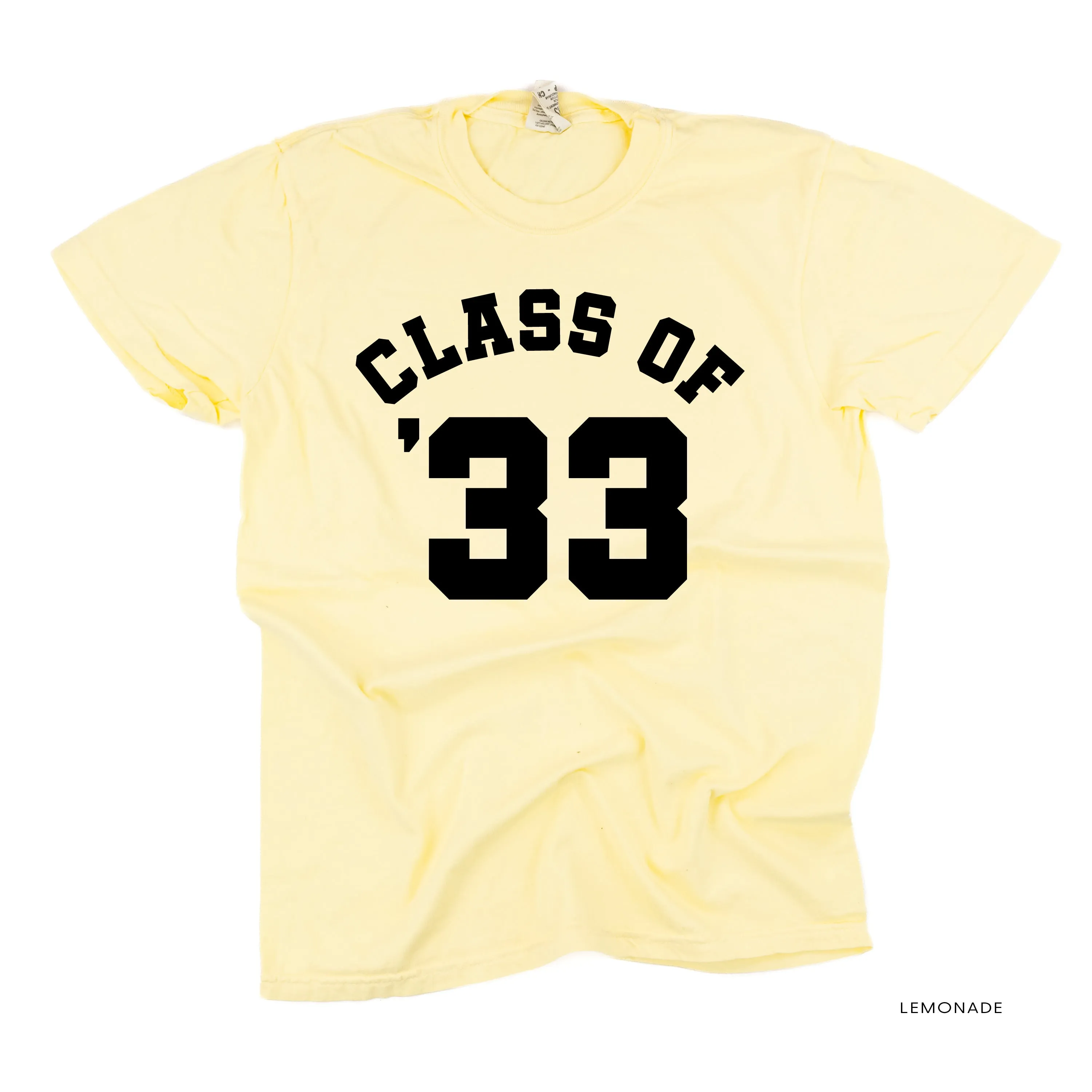 CLASS OF '33 - SHORT SLEEVE COMFORT COLORS TEE