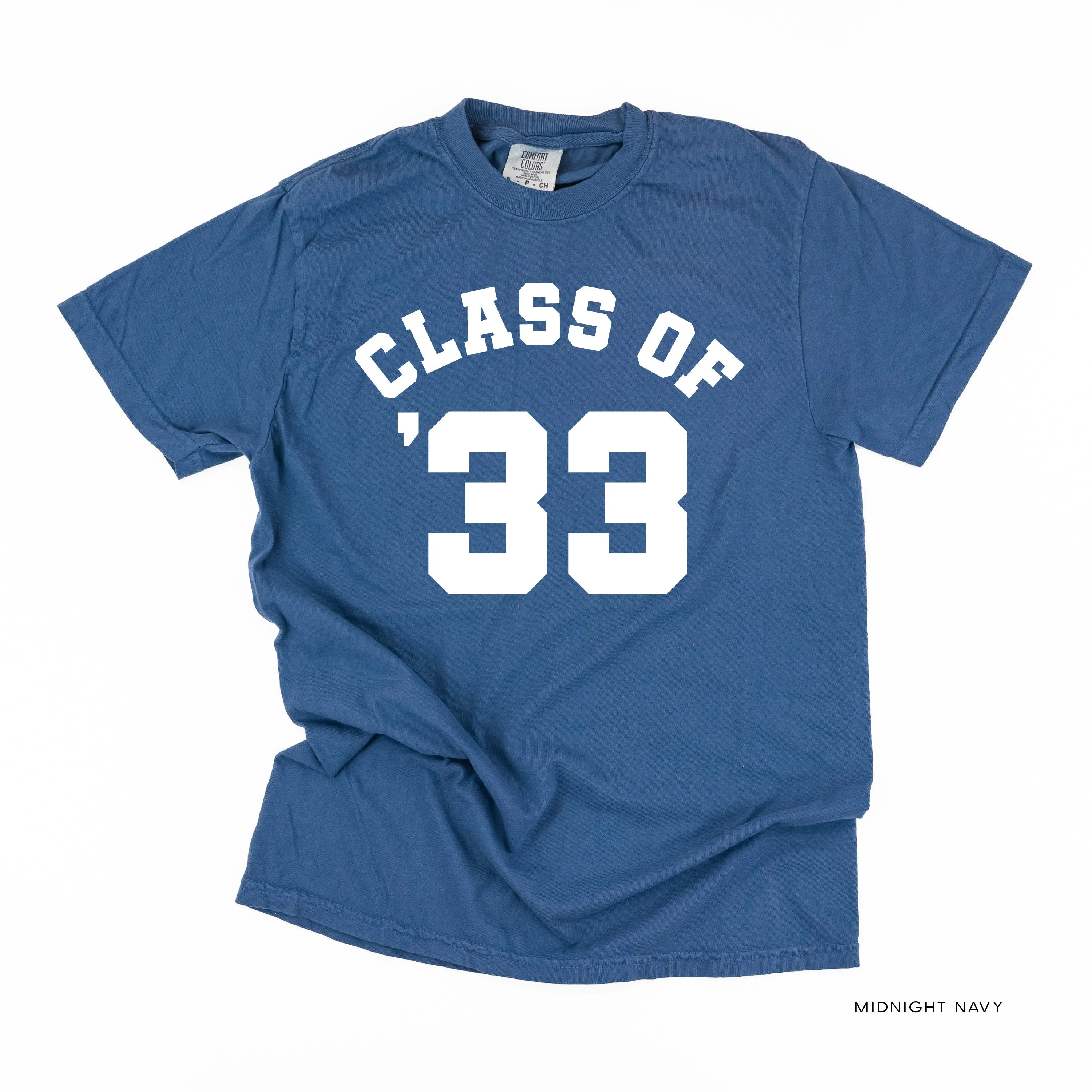 CLASS OF '33 - SHORT SLEEVE COMFORT COLORS TEE