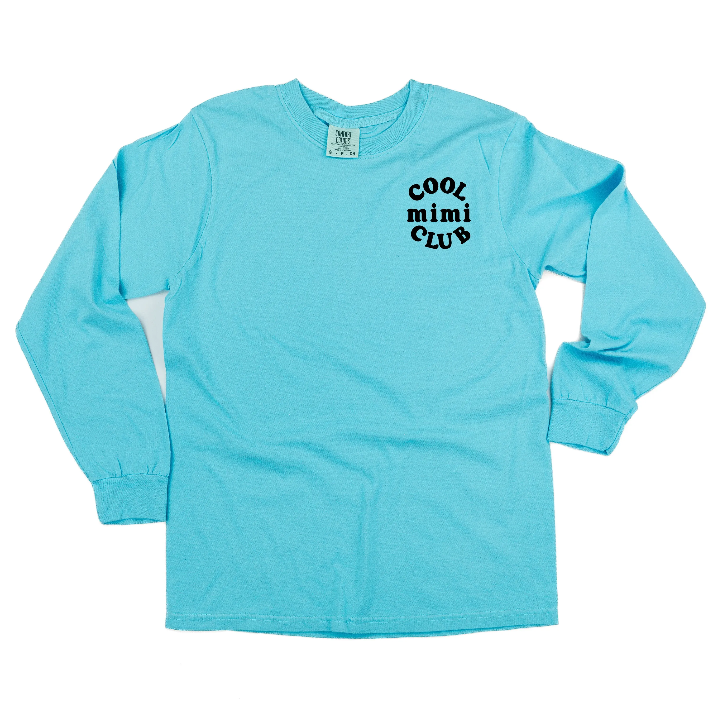 COOL Mimi CLUB - Pocket Design - LONG SLEEVE COMFORT COLORS TEE