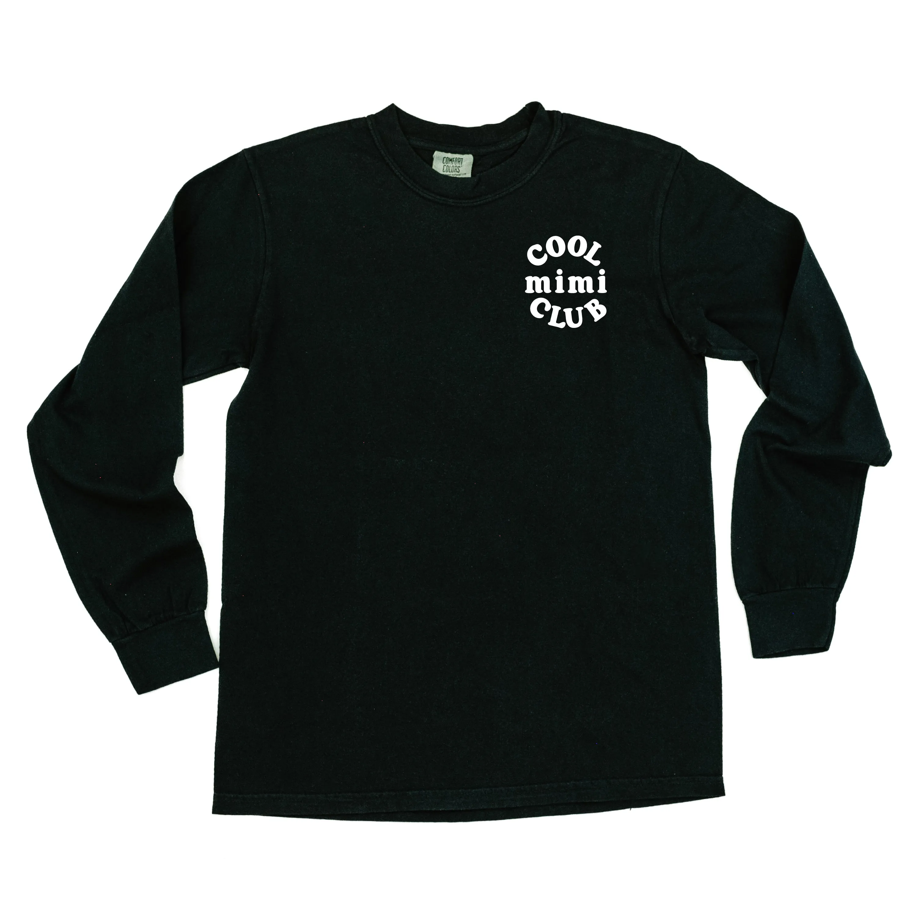 COOL Mimi CLUB - Pocket Design - LONG SLEEVE COMFORT COLORS TEE