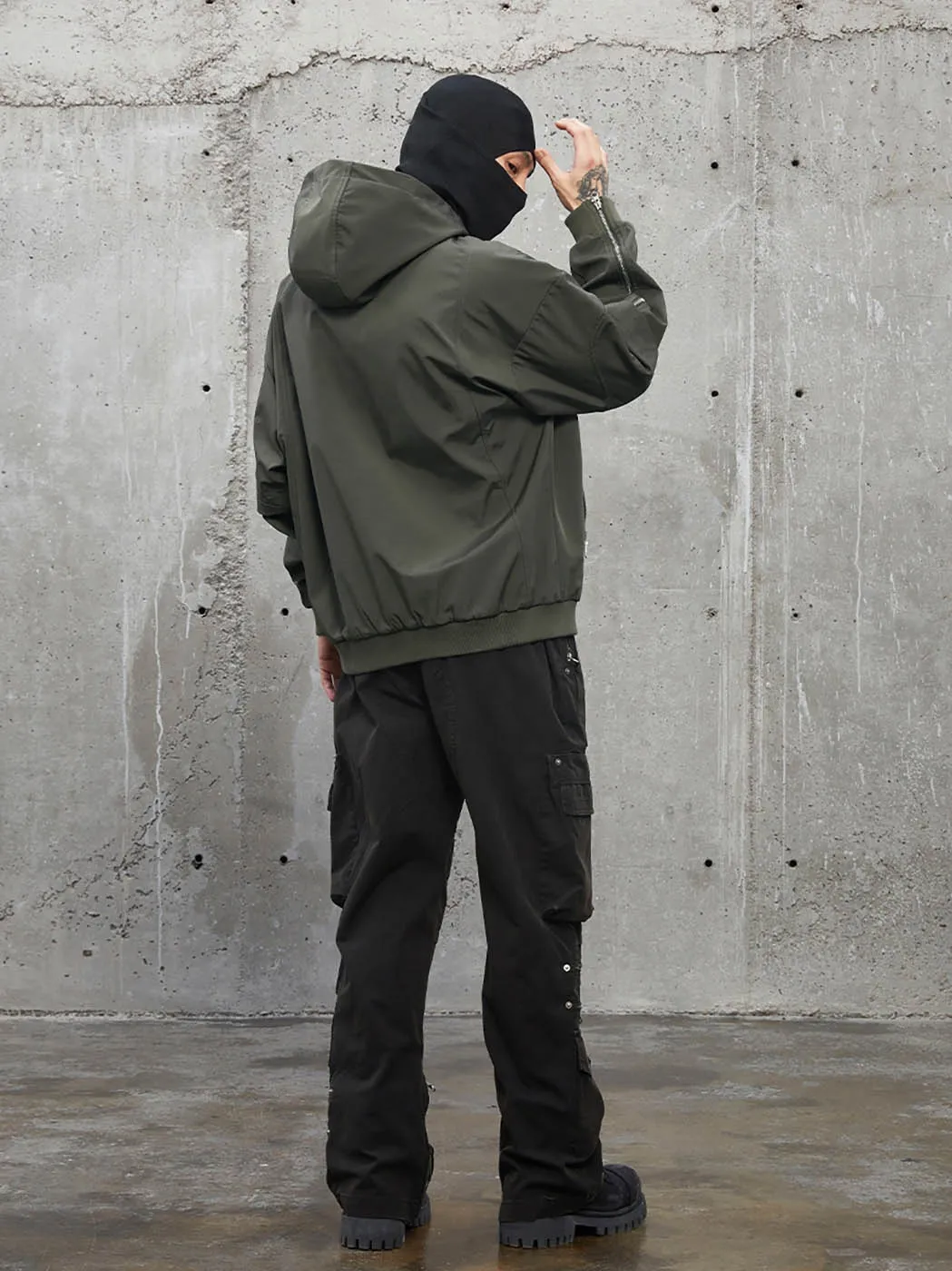 Double-Zip Cargo Pants