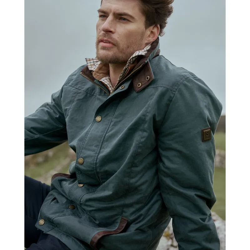 Dubarry Carrickfergus Mens Primaloft Wax Jacket - Dark Pebble