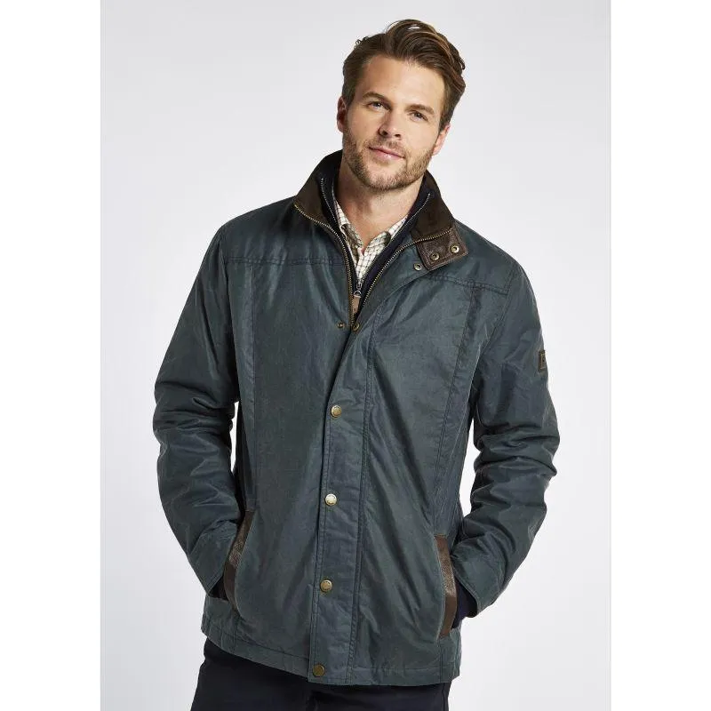 Dubarry Carrickfergus Mens Primaloft Wax Jacket - Dark Pebble