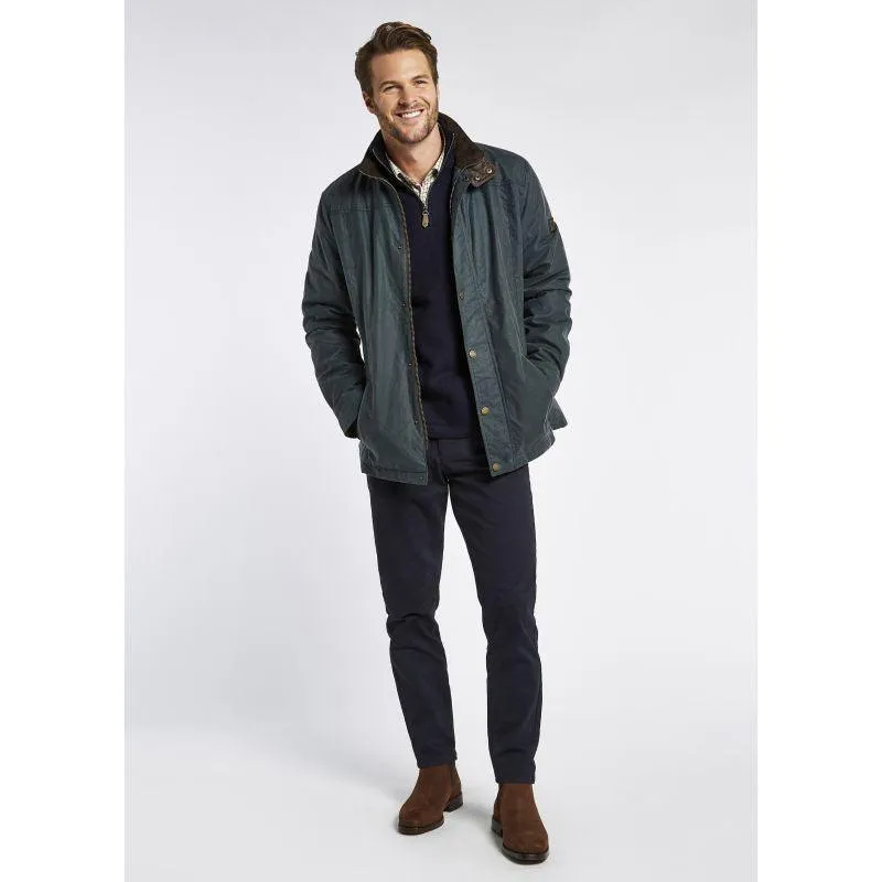 Dubarry Carrickfergus Mens Primaloft Wax Jacket - Dark Pebble