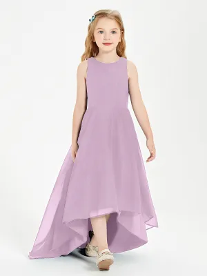 Exquisite Asymmetrical Junior Bridesmaid Dresses Scoop Neck Tahiti