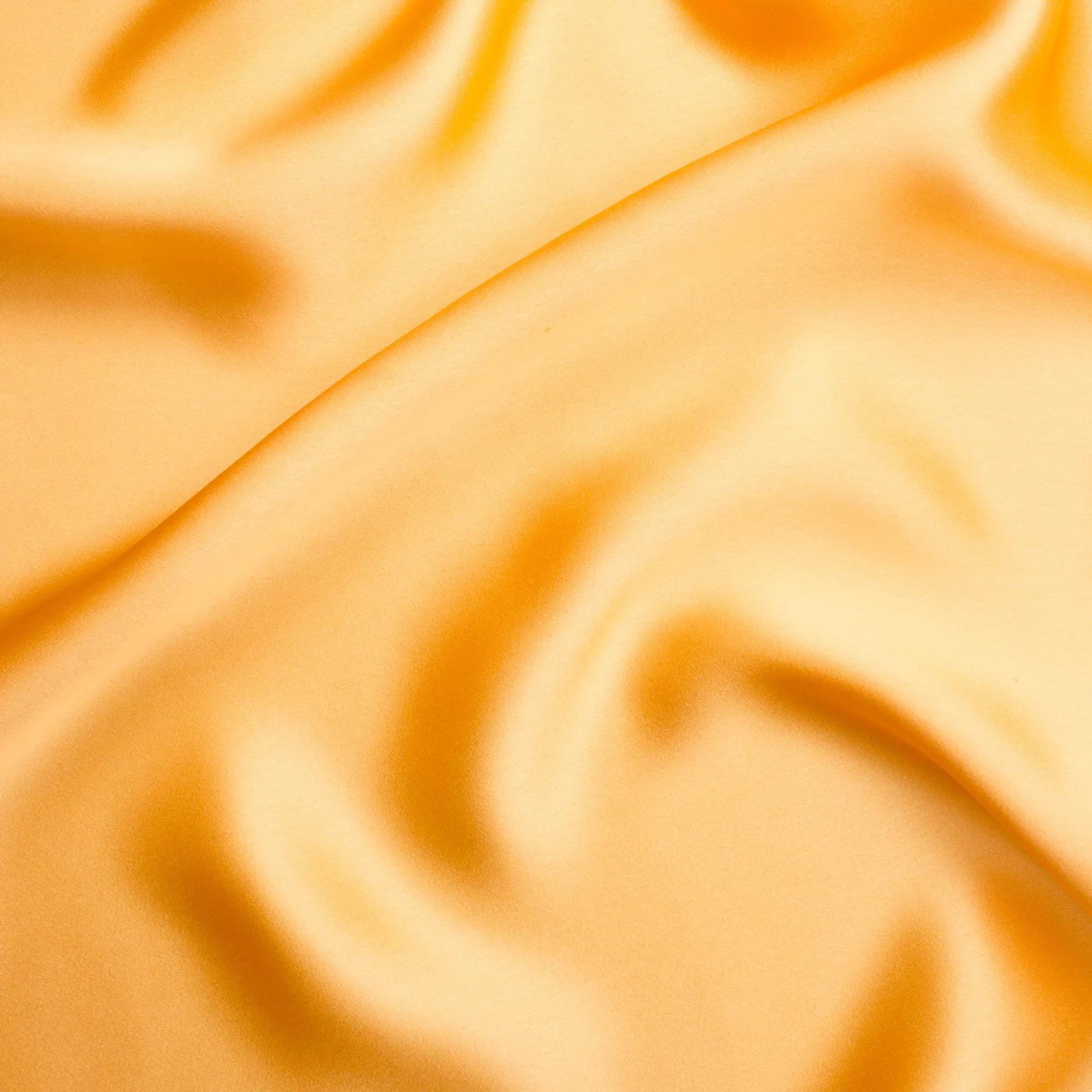 Light Orange Silk Satin