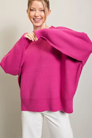 Long Sleeve Ribbed Sweater