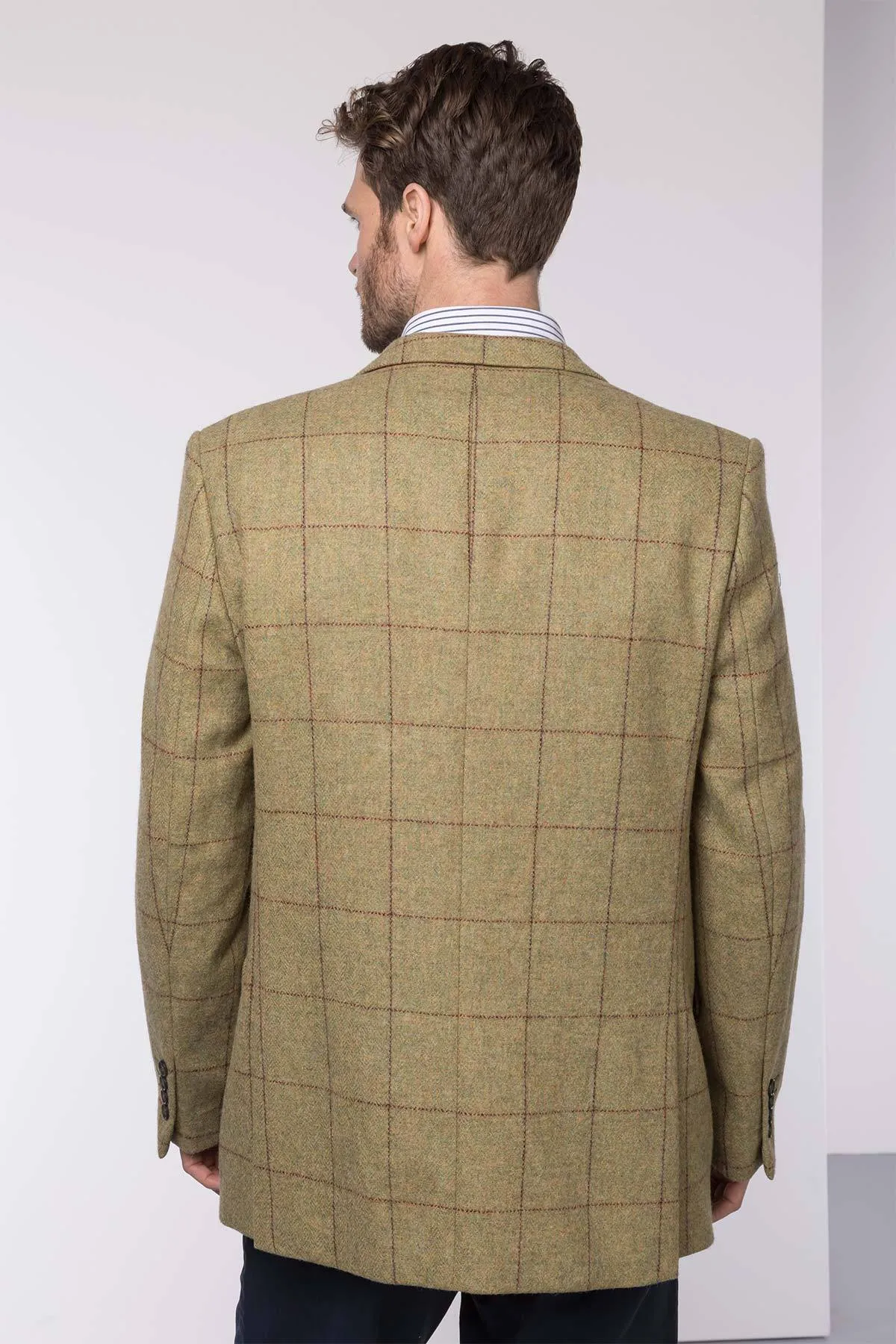 Men's Yellow Tweed Jacket - Otley