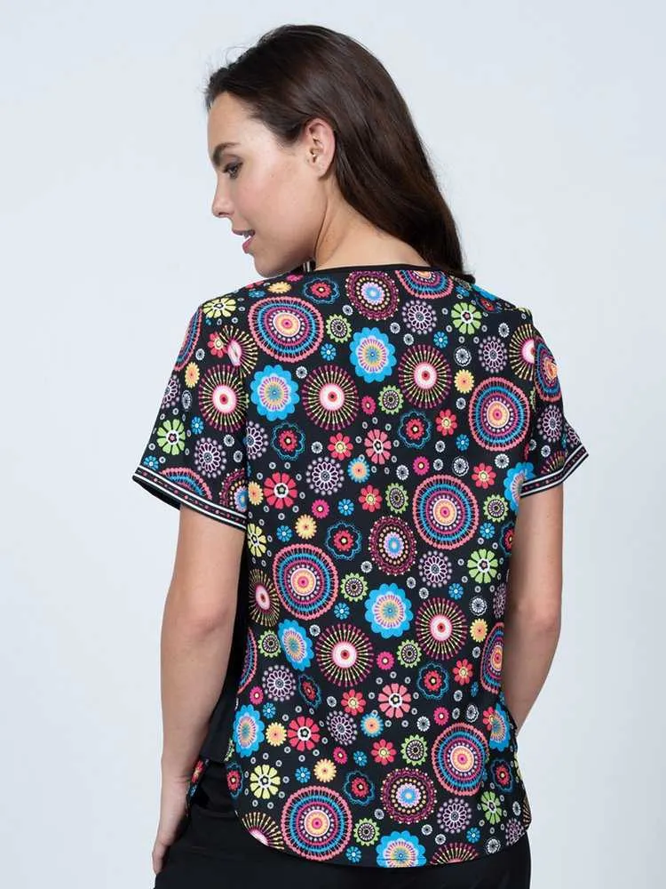 Meraki Sport Women's Print Scrub Top | Cute N Cool