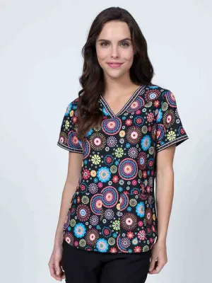 Meraki Sport Women's Print Scrub Top | Cute N Cool