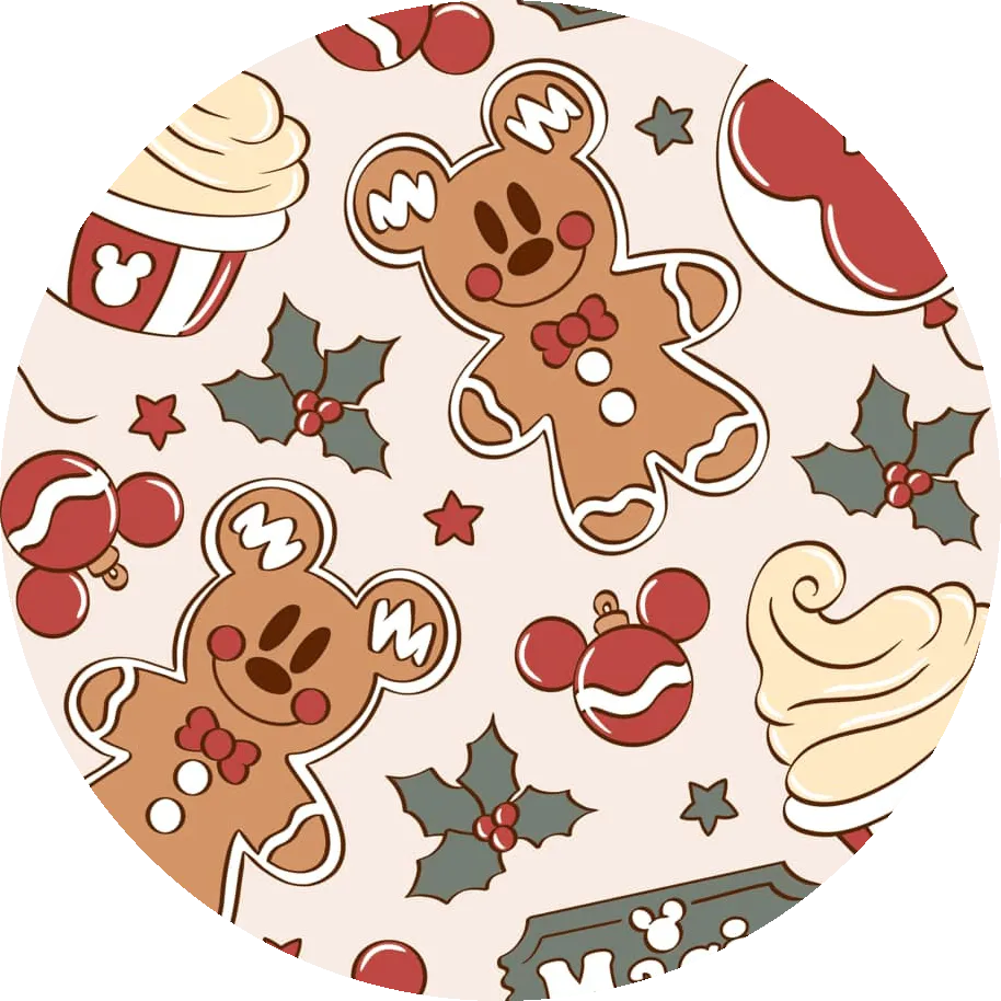 Merry & Bright Magic Gingerbread - Men's Bamboo Lounge Pant