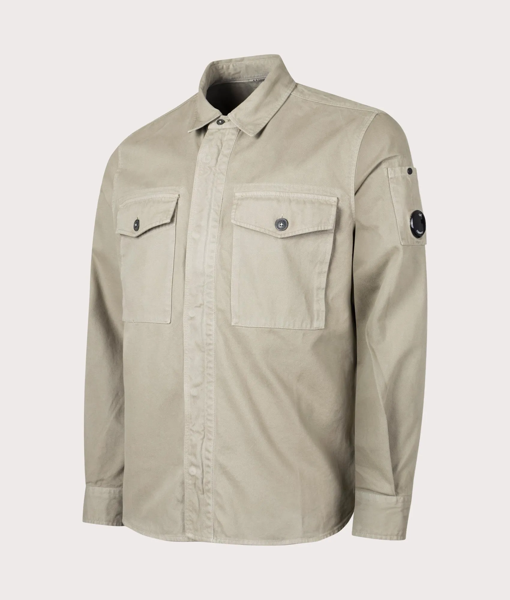 Military Twill Emerized Pocket Overshirt