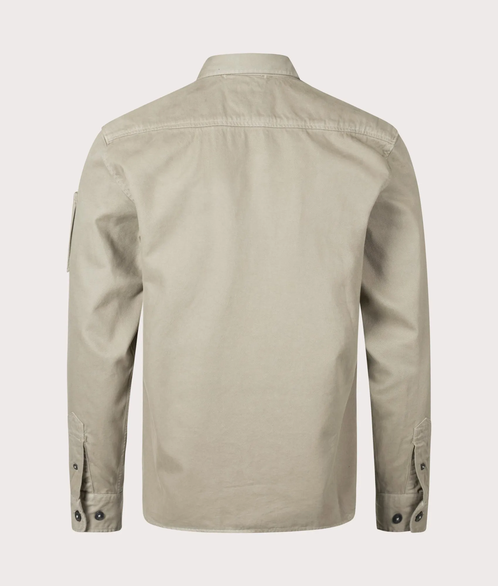 Military Twill Emerized Pocket Overshirt