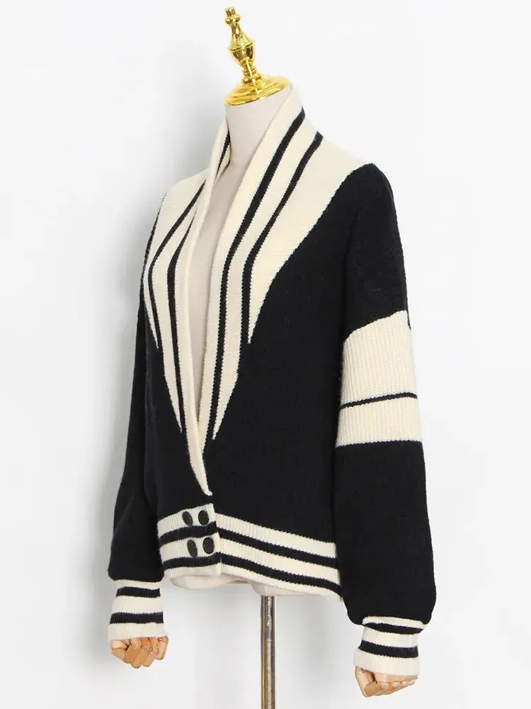 Pre Order:  Sailor Striped Knit Cardigan