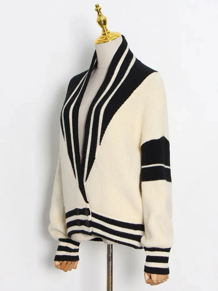 Pre Order:  Sailor Striped Knit Cardigan