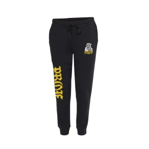 PROF "Tombstones" Black Joggers