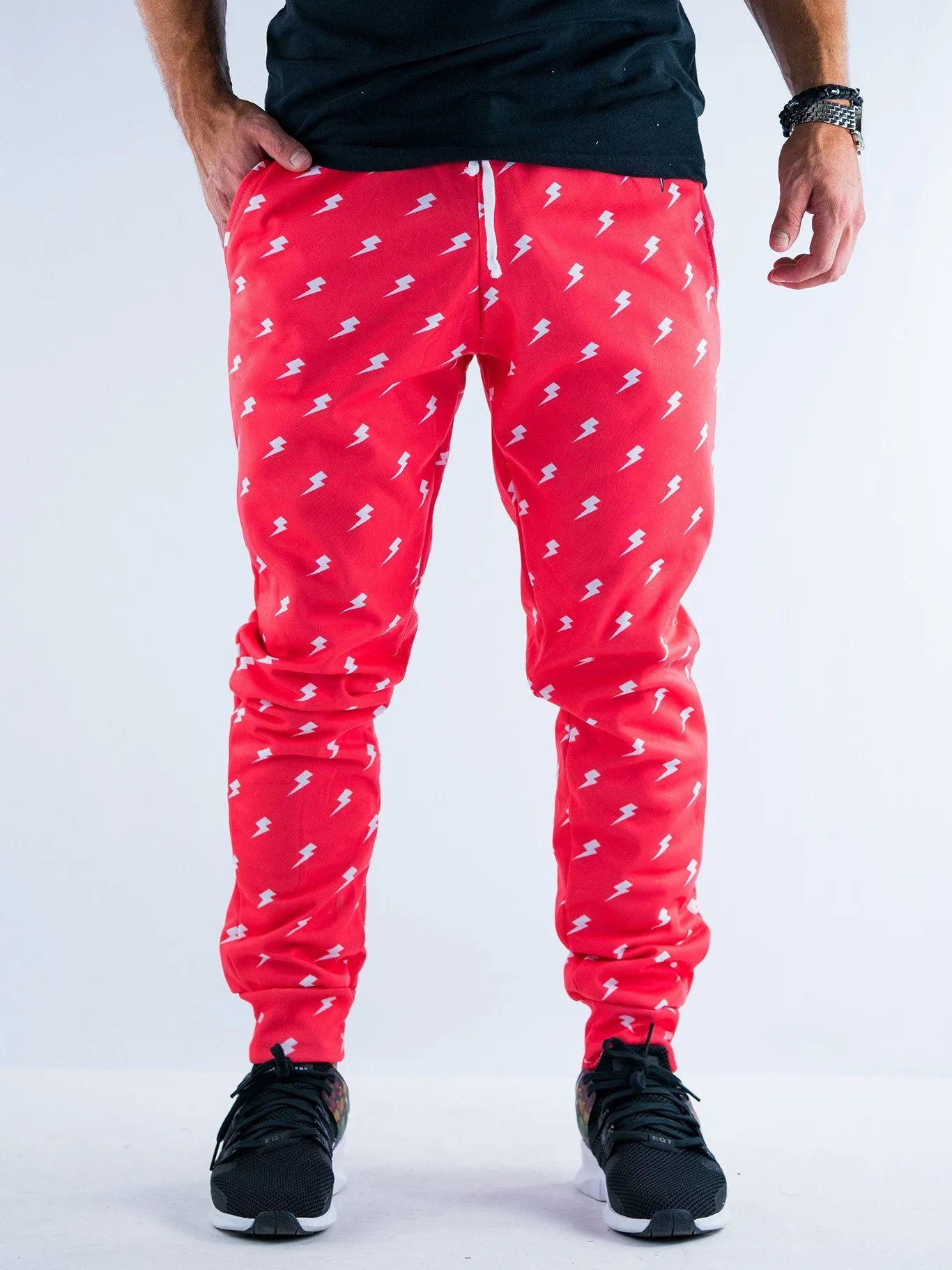 Red Electro Unisex Joggers