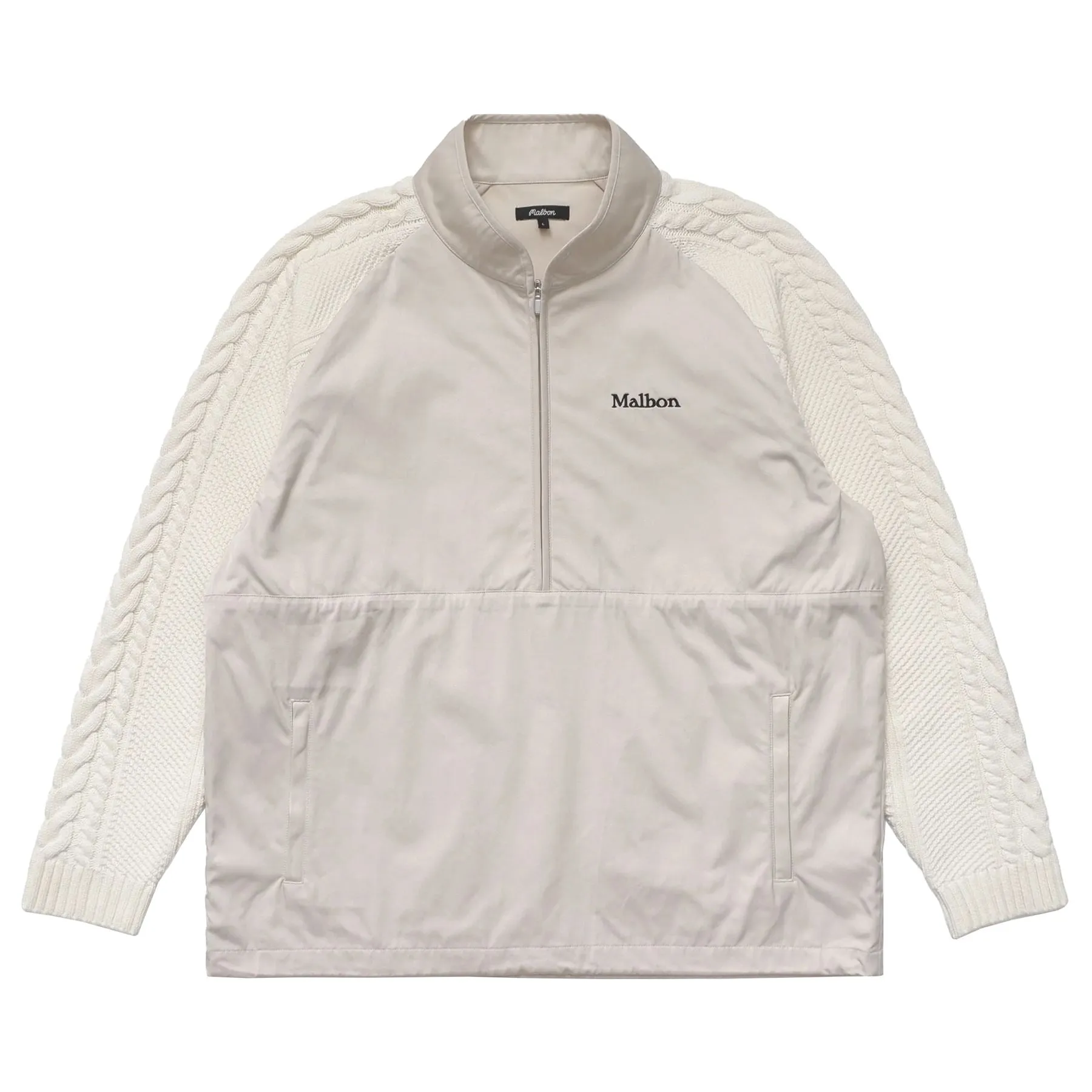 Remington Half Zip Hybrid Jacket Ivory - W24