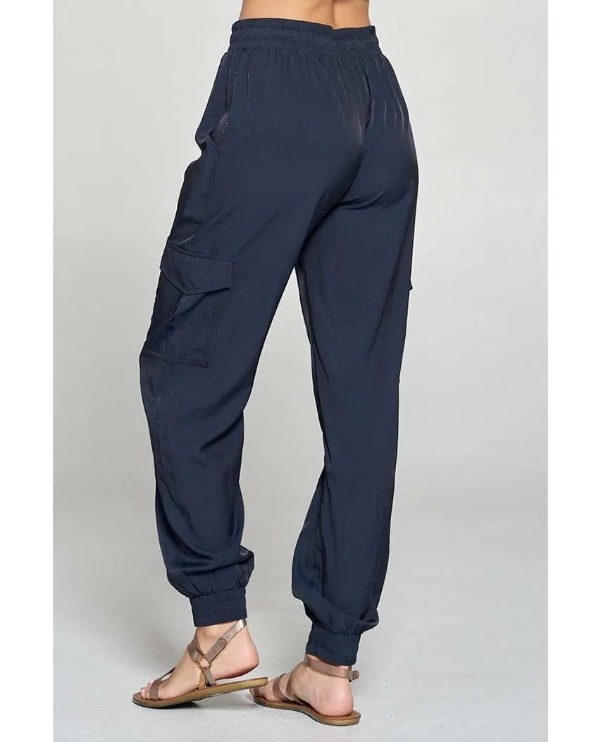 Silky Jogger Pant Navy