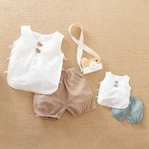 Summer Baby Girl's Tank Top and Shorts Set