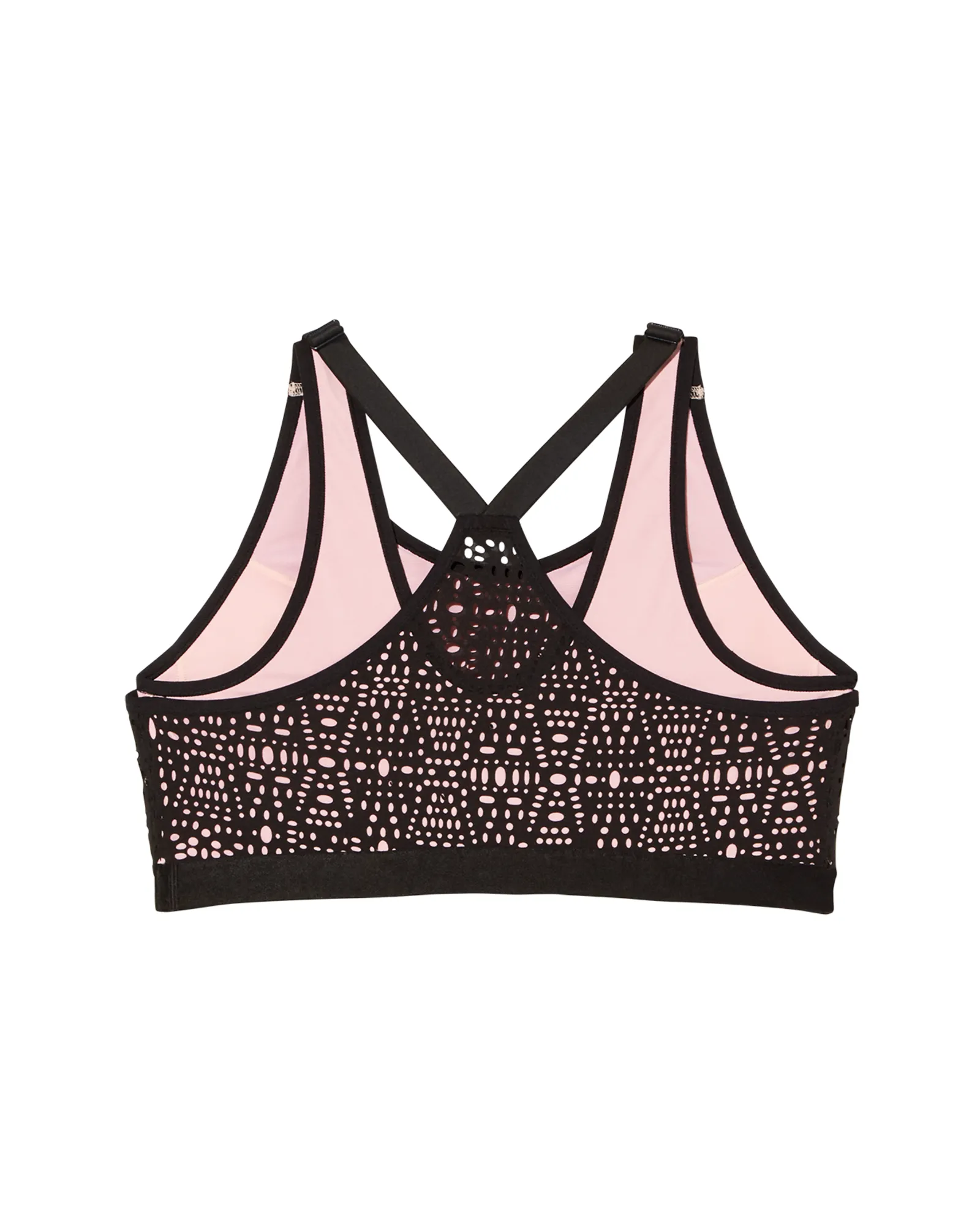 Tahoe Sports Bra | Black / Peach