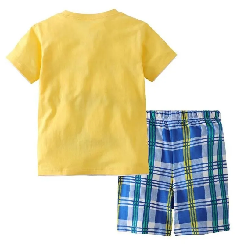 Toddler/Kid Boy's 2-Piece Crocodile Print Set