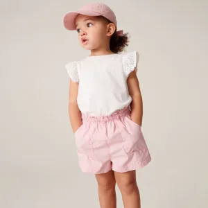 Toddler/Kid Girl's Summer Pink Shorts with Pockets