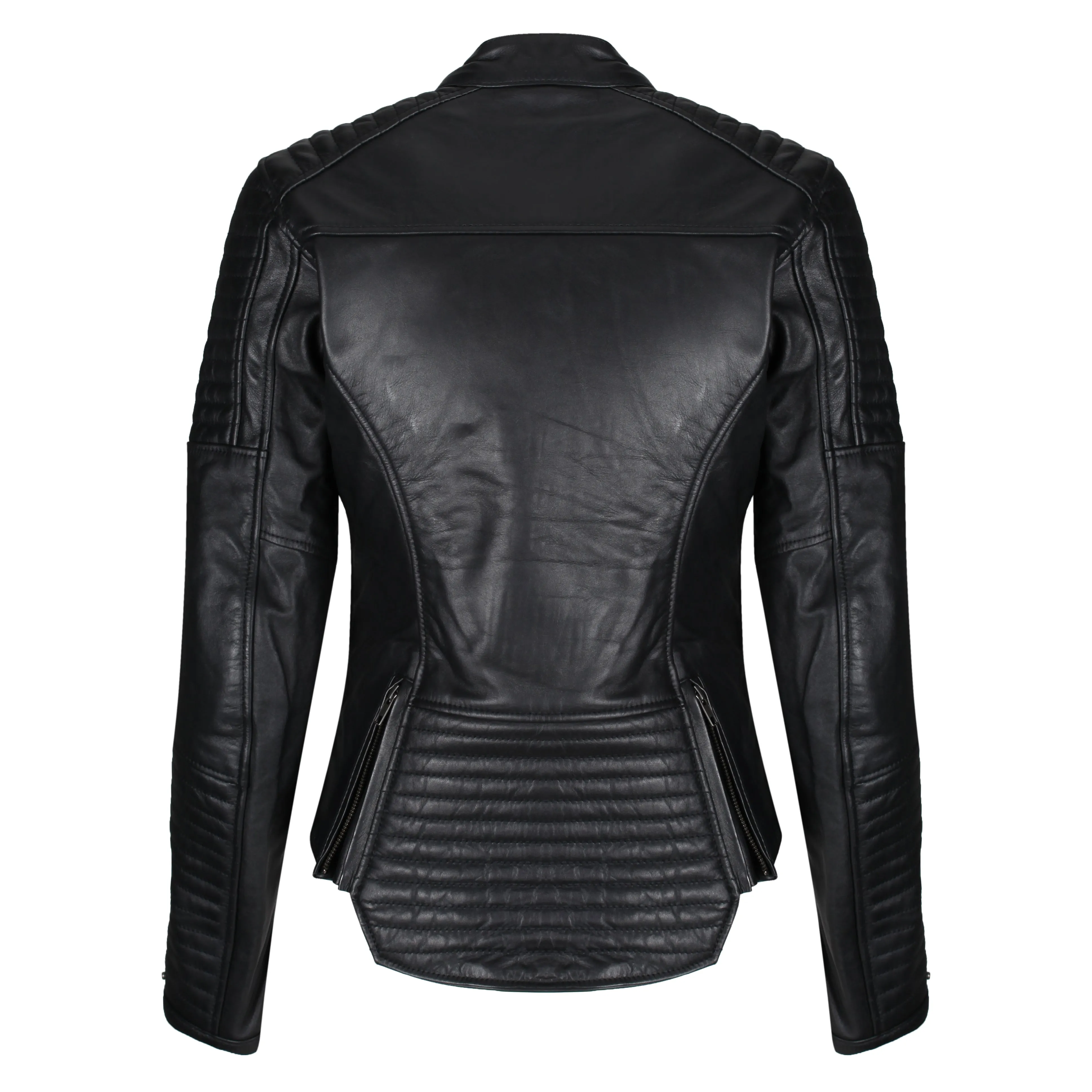 VALERIE BLACK - Women's Motorcycle Leather Jacket