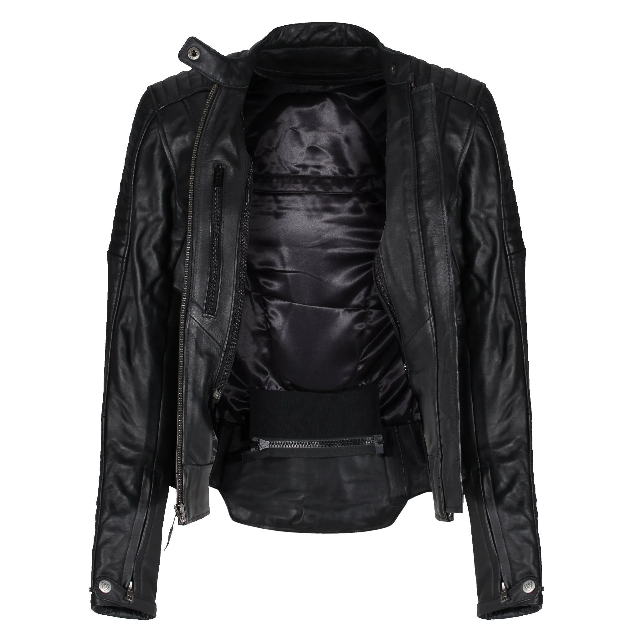 VALERIE BLACK - Women's Motorcycle Leather Jacket