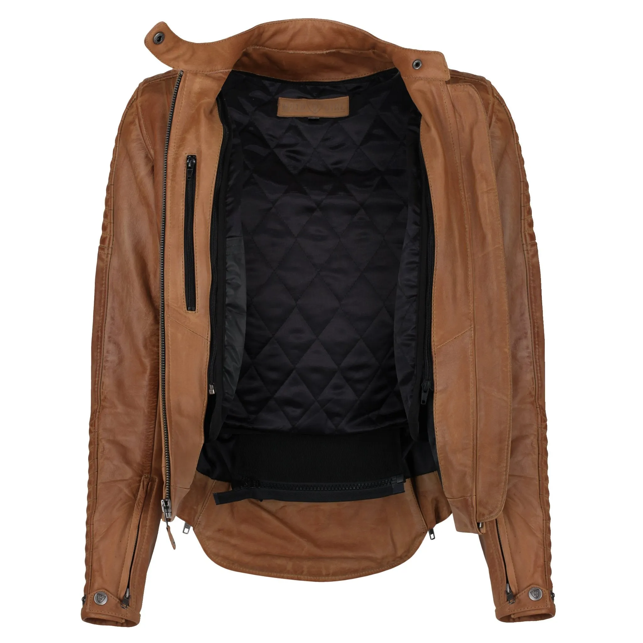 VALERIE BROWN - Women's Motorcycle Leather Jacket