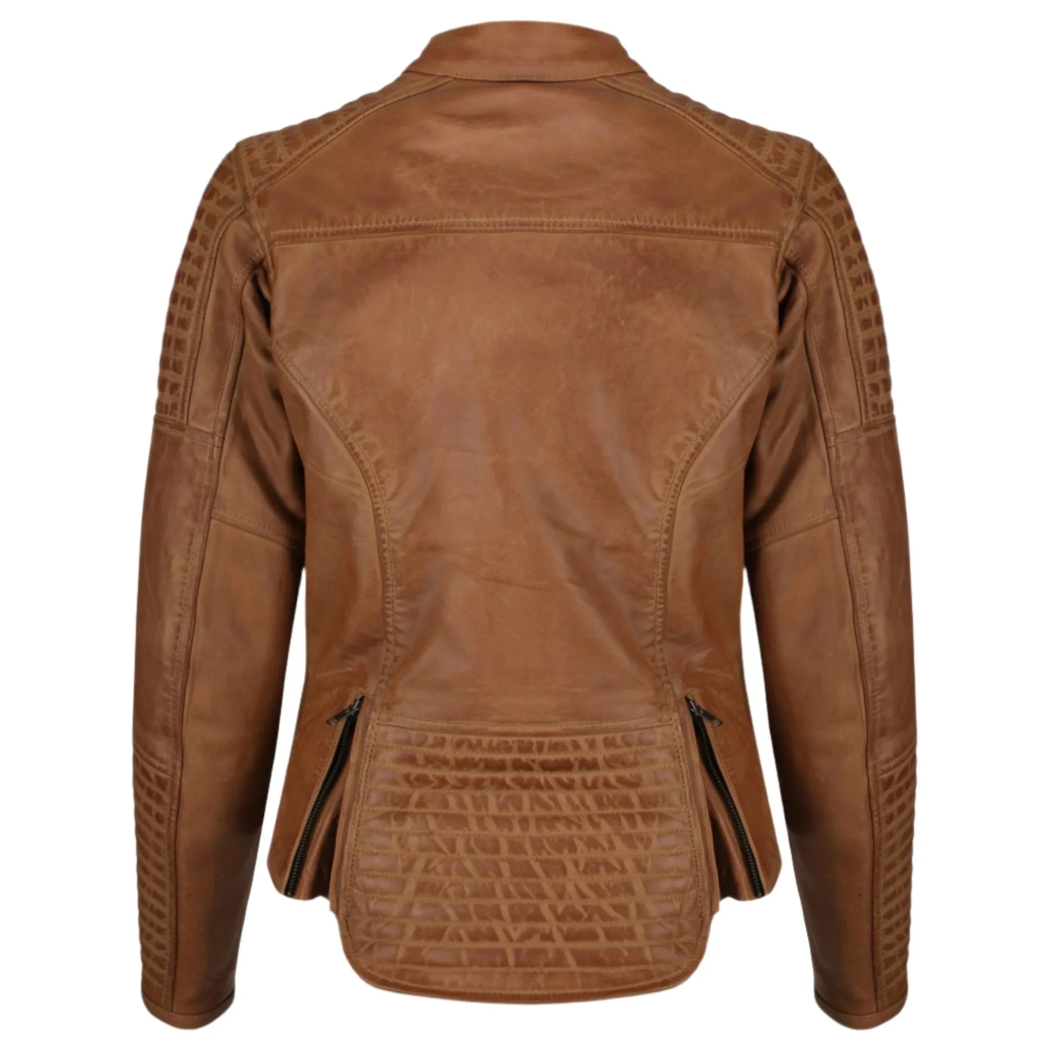 VALERIE BROWN - Women's Motorcycle Leather Jacket