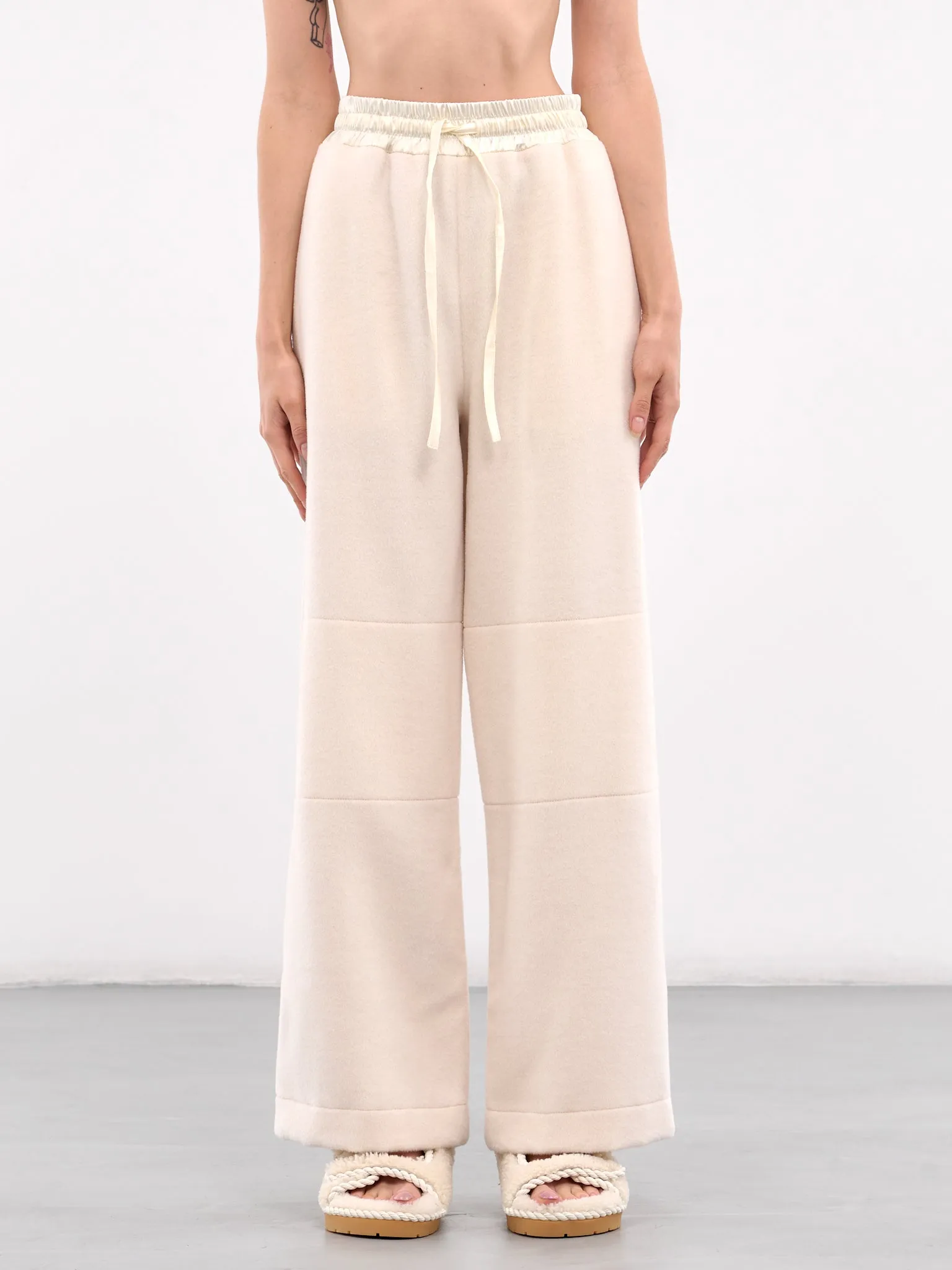 Wide Leg Drawstring Trousers (J40KA0250-J20228-OFF-WHITE)