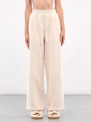 Wide Leg Drawstring Trousers (J40KA0250-J20228-OFF-WHITE)